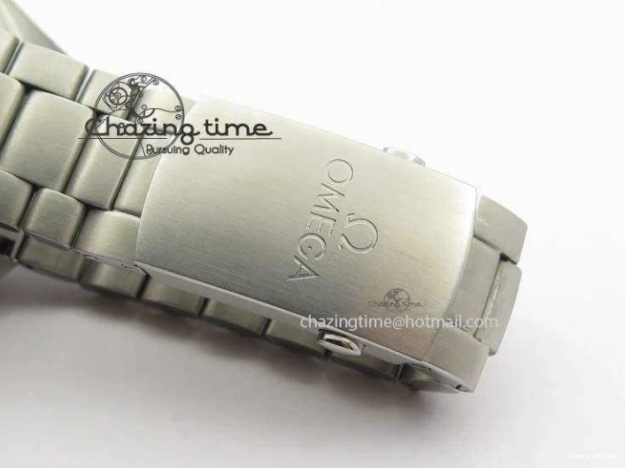 1223 Planet Ocean Master Chronometer Chrono SS OM 1:1 Best Edition Gray Dial On SS Bracelet A Reliable 8180